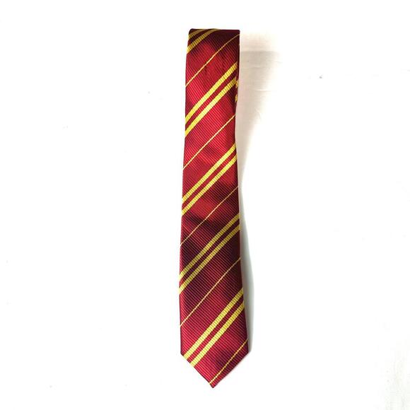 Classic Red and Yellow Striped Tie "Harry Potter Tie - Picture 10 of 12